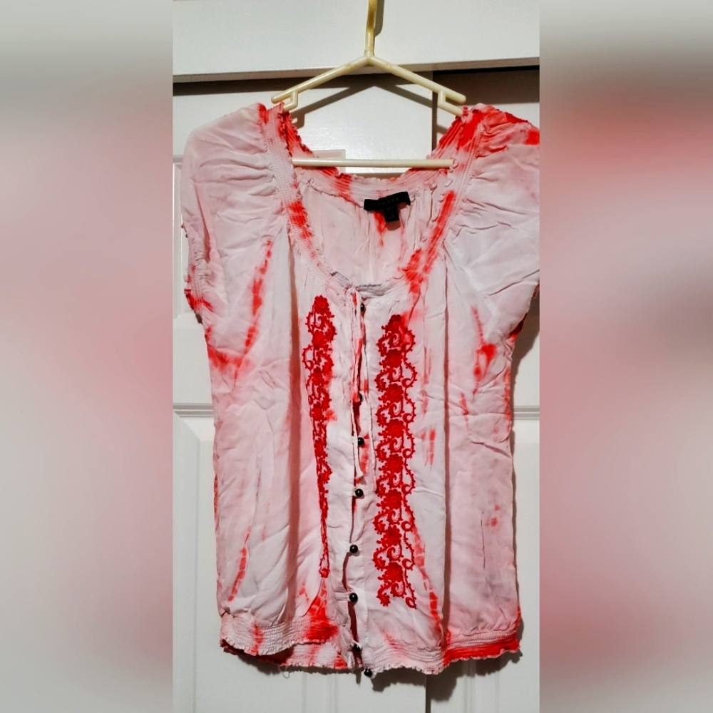 Fever Tye Dyed Top Sz L